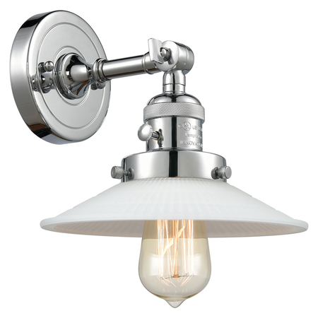 INNOVATIONS LIGHTING One Light Vintage Dimmable Led Sconce With A High-Low-Off" Switch." 203SW-PC-G1-LED